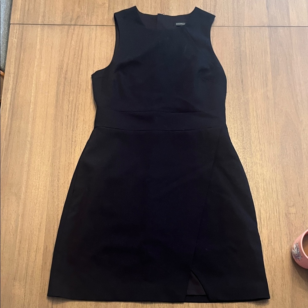 Banana Republic Elegant Black Sleeveless Mini Dress